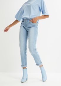 Straight-jeans Mid Waist Stretch, bl&aring;, st&oslash;rrelse 36, bonprix