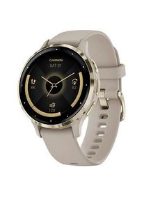 Garmin Venu 3S Smartwatch french grey, softgold