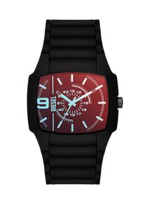 Diesel Montre à affichage analogique Homme noir taille One Size