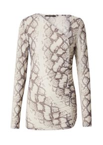 Bruuns Bazaar Dames Shirt 'Phlox Astras' taupe / stone grey XS
