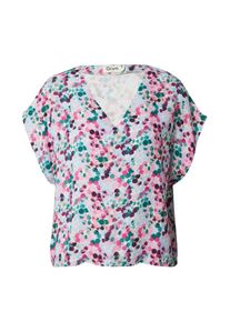 Givn Berlin Dames Blouse 'Ruby' lichtblauw / petrol / aubergine / pink XS