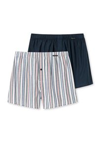 Schiesser Heren Boxershorts ' Multipacks ' navy / lichtblauw / wit M
