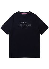 Tommy Hilfiger Big & Tall Tommy Hilfiger Big & Tall Print-Shirt, (1 tlg.), mit Tommy Hilfiger Labelfarben am Ausschnitt