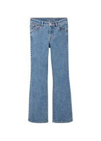 Tom Tailor Kinder Bootcut Jeans, blau, Uni, Gr. 164, baumwolle