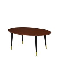 MH - Table basse ovale rochefort Marron