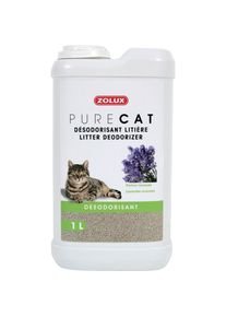 Désodorisant pour litière fraîcheur lavande 1 litre pour chat Zolux