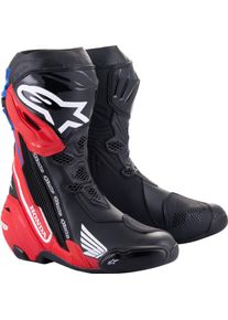 Alpinestars Supertech R Honda, laarzen , kleur: Zwart/Lichtrood/Blauw , maat: 40 EU