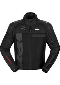 Spidi Progressive Net, textieljas H2Out , kleur: zwart , maat: M