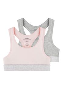 name it BH grijs gemêleerd / pastelroze / zilver 116