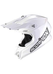Scorpion VX-16 EVO Air Solid Crosshelm (Weiß)