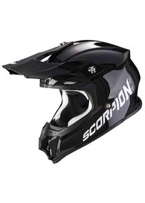 Scorpion VX-16 EVO Air Solid Crosshelm (Schwarz)