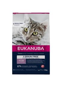 eukanuba Grainfree catfood with Salmon, Kittens, 10 kg