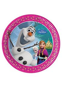 Procos 8 assiettes en papier Frozen Winter Tale 20cm