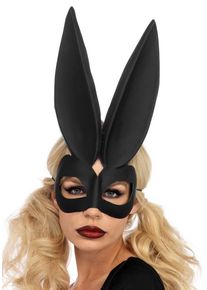 Øjenmaske med sort bunny