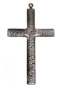 Funny Krzyż w dekoracji horroru o wyglądzie żelaza 46x26cm