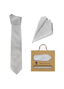 Prince BOWTIE Krawatte und Einstecktuch im Set, Sand, One Size