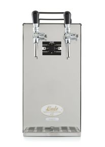 ich-zapfe Ensemble complet - Tireuse a biere - Kontakt 40 machine a biere, pompe a biere 2 lignes, 50 litres/h, y compris colonne à bière, Green Line