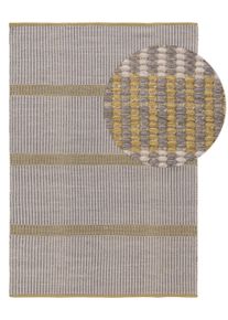 benuta Pop Wollteppich Assos Grün 80x150 cm - Naturfaserteppich aus Wolle