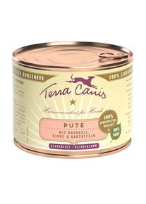 Fai scorta! Terra Canis 12 x 200 g Alimento umido per cani.- Tacchino con broccoli, pera e patate