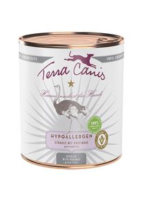 6x800g Struzzo con Pastinaca Terra Canis Ipoallergenico