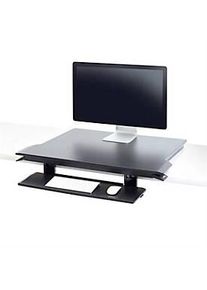 ergotron® WorkFit TX Schreibtischerhöhung, höhenverstellbare Monitorablage/Arbeitsfläche & höhenverstellbare Tastaturablage, bis 18,2 kg, schwarz