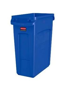 Rubbermaid Abfallbehälter Slim Jim®, Kunststoff, Fassungsvermögen 60 Liter, blau