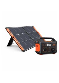 Jackery Générateur solaire 500, 518WH Powerstation portable avec panneau solaire SolarSaga 100 W, alimentation mobile 230 V/500 W avec affichage LCD