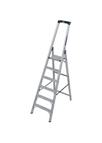 Krause Zwaarlast-bokladder, eenzijdig begaanbaar, tot 225 kg, 6 treden incl. platform