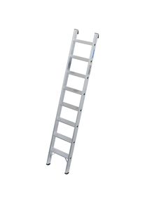 Krause Zwaarlast-aanlegladder, 80 mm diepe aluminium treden, tot 225 kg, 8 treden