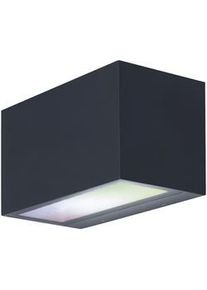 LEDVANCE AUßENWANDLEUCHTE , Dunkelgrau , Metall , 7.5x14.5 cm , Lampen & Leuchten, Außenbeleuchtung, Außenleuchten