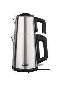 ich-zapfe Waterkoker, samovar met theepot - Mulex Tee-Express, 2L, elektrische, roestvrij staal