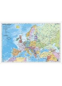 Stiefel Wandkarte Kleinformat Staaten Europas Wandkarte Ohne Metallstäbe - Heinrich Stiefel Karte (im Sinne von Landkarte)
