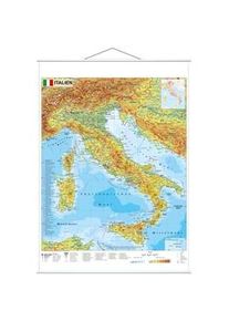 Stiefel Wandkarte Italien Physisch - Heinrich Stiefel Karte (im Sinne von Landkarte)