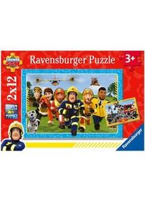 Ravensburger Puzzle Fireman Sam - Die Rettung Naht 2 Stück A 12 Teile