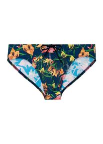 HOM Heren Zwembroek ' Flamingo ' navy / gemengde kleuren M