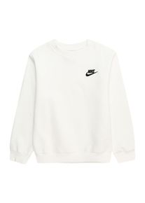 Nike Sportswear Sweatshirt 'CLUB FLEECE' zwart / wit 122-128