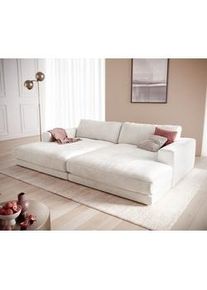 DeLife Big-Sofa Cubico 290x170 cm Cord Beige