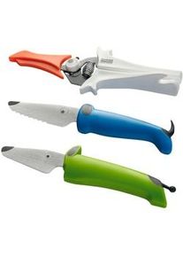 Kuhn Rikon kinderkitchen Messerset für Kinder 3-teilig grün-blau