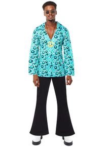 Amscan Camicia hippie Thomas per uomo
