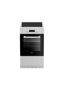 Beko - Cuisiniere induction FSM58301WC - 3 feux - 0,92 kwh/cycle - 50cm
