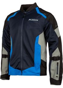 Klim Induction, giacca in tessuto , colore: Blu Scuro/Blu/Grigio Chiaro/Nero , dimensione: L