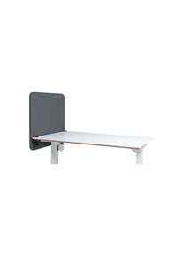 Akoestische bureauscheidingswand Softline Event, naar beneden hangend, hoogte 650 mm, textiel, breedte 600 mm, grijs