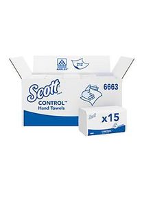 Scott® Handtücher interfold Interfold, weiß, 3180 Tücher