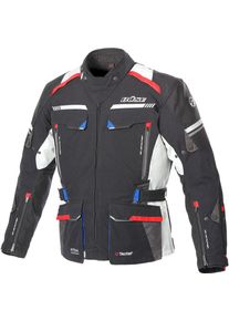 B&uuml;se B&uuml;se Highland II, textile jacket waterproof , color: Black/Light Grey/Red/Blue , size: 50