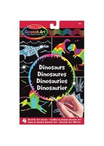 Melissa & Doug Kratzbild-Set Scratch Art - Dinosaurier 6-Teilig