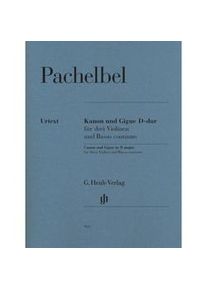 Kanon Und Gigue In D-Dur Für 3 Violinen Und Basso Continuo Cembalopartitur U. Violinstimmen - Johann Pachelbel - Kanon und Gigue D-dur für drei Viol