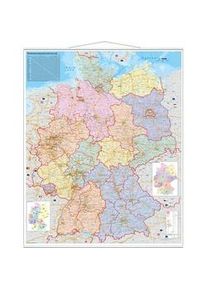 Stiefel Wandkarte Großformat Deutschland Organisationskarte Mit Metallstäben Karte (im Sinne von Landkarte)