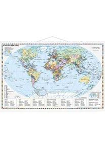 Stiefel Wandkarte Kleinformat Staaten Der Erde Wandkarte Mit Metallstäben Karte (im Sinne von Landkarte)