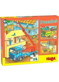 Haba Puzzle Auf Der Baustelle 3X24-Teilig