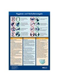 Faltkarte Hygiene- Und Verhaltensregeln Poster